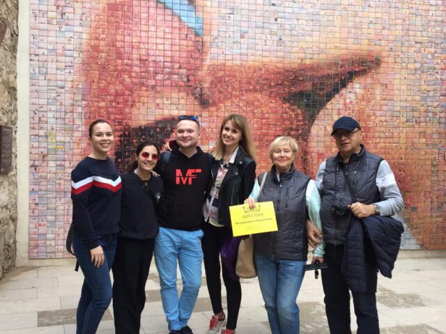 Барселона в 15:15 в мини-группе. Красный маршрут