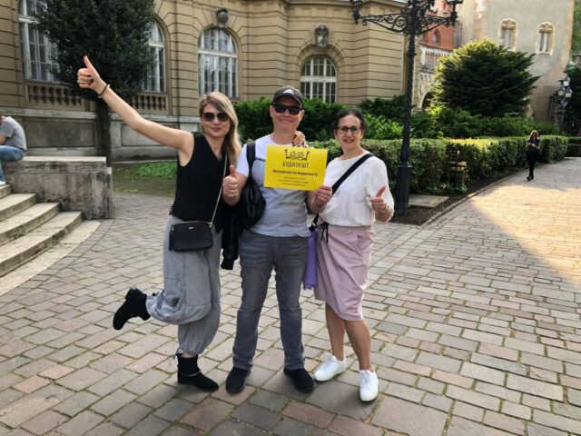 Будапешт в 15:15. Синий маршрут